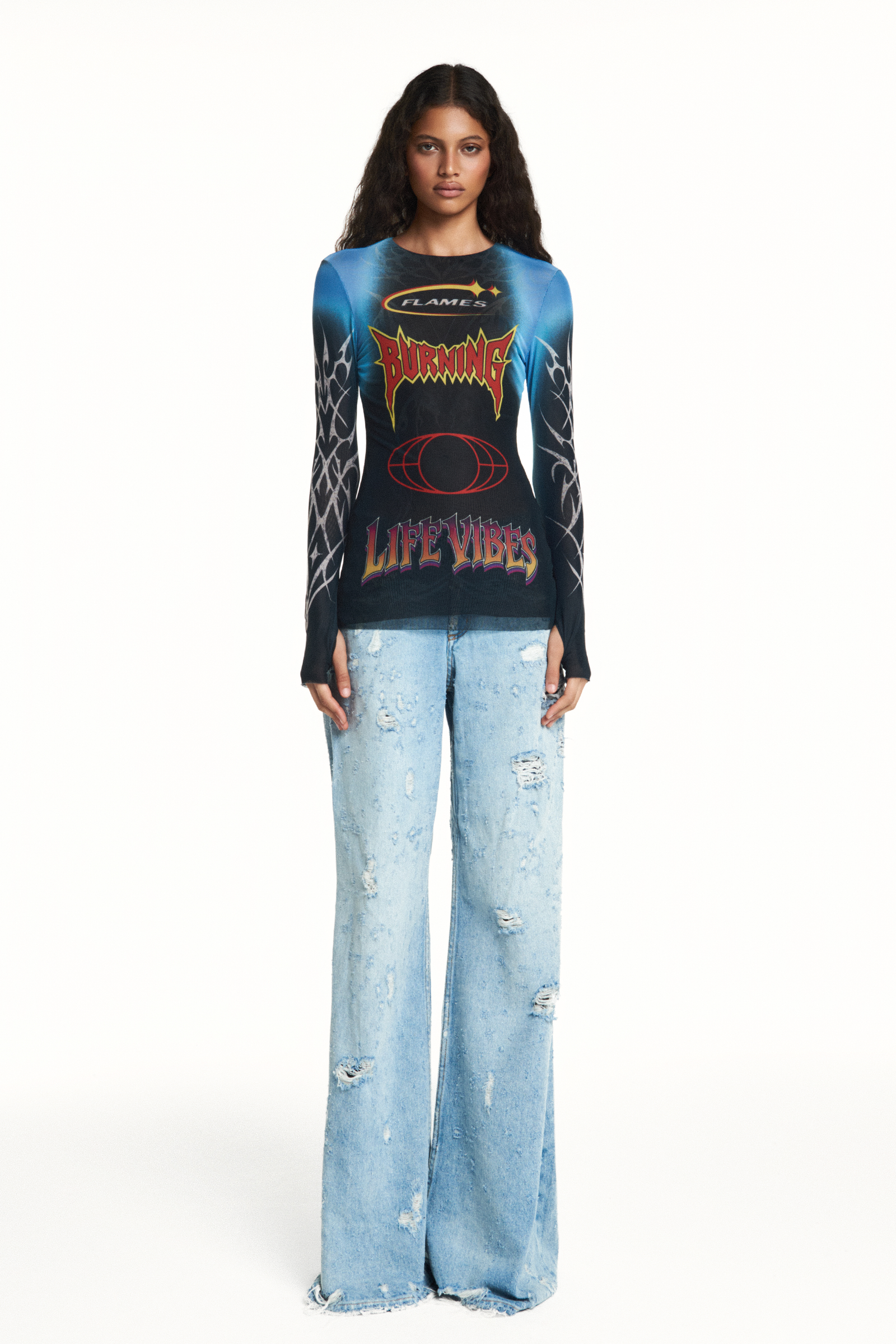 BLUSA MANGA LONGA TULE MOTOCROSS – TIG STORE