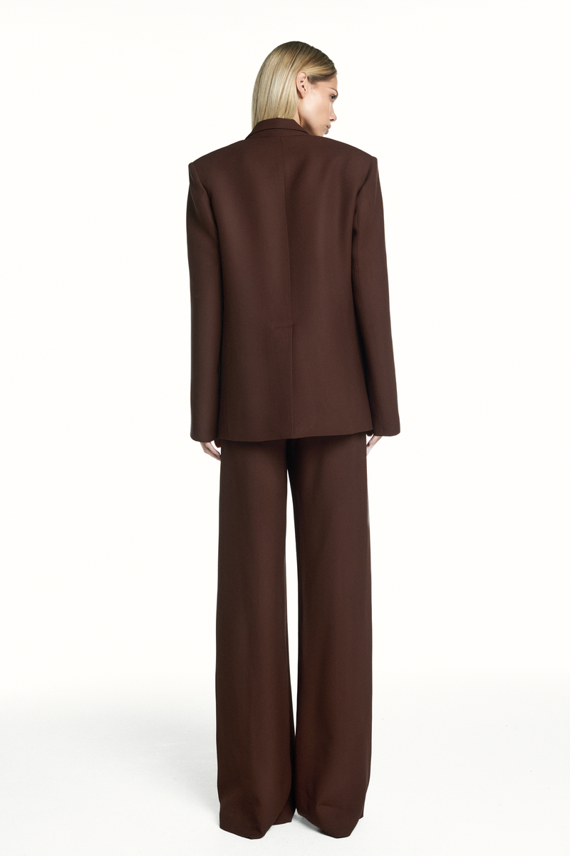 BLAZER ALFAIATARIA PATOU MARROM