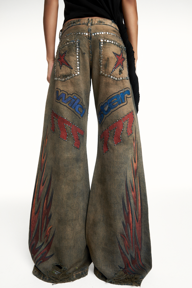 CALÇA JEANS MOTOCROSS