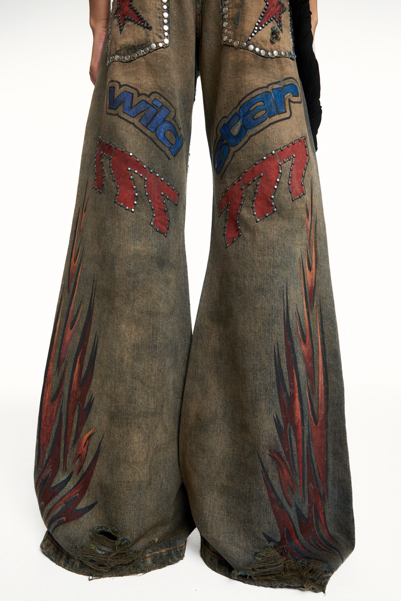 CALÇA JEANS MOTOCROSS