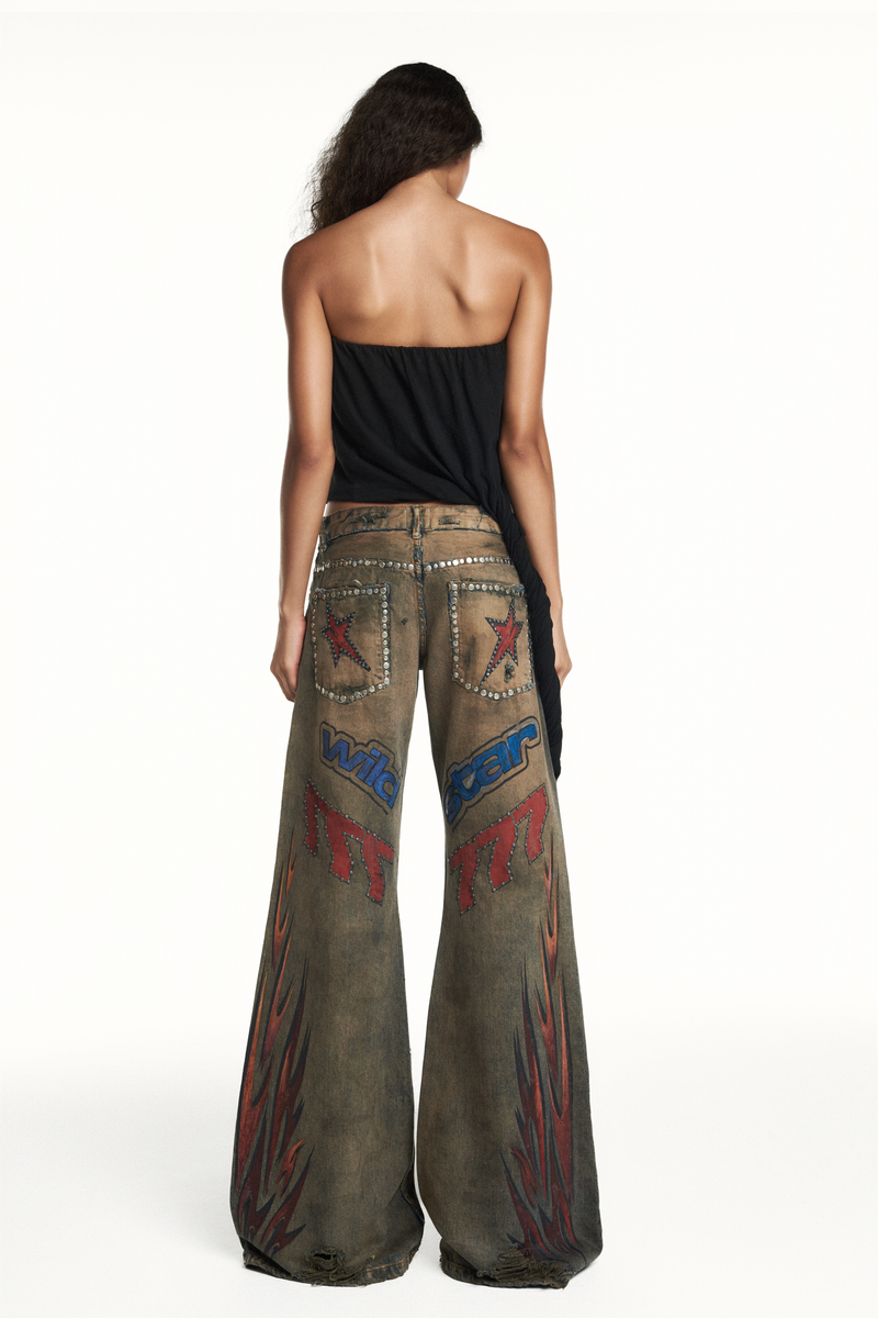 CALÇA JEANS MOTOCROSS