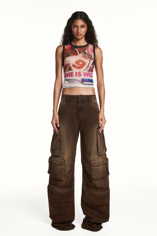 BLUSA SEM MANGA TULE MOTOCROSS