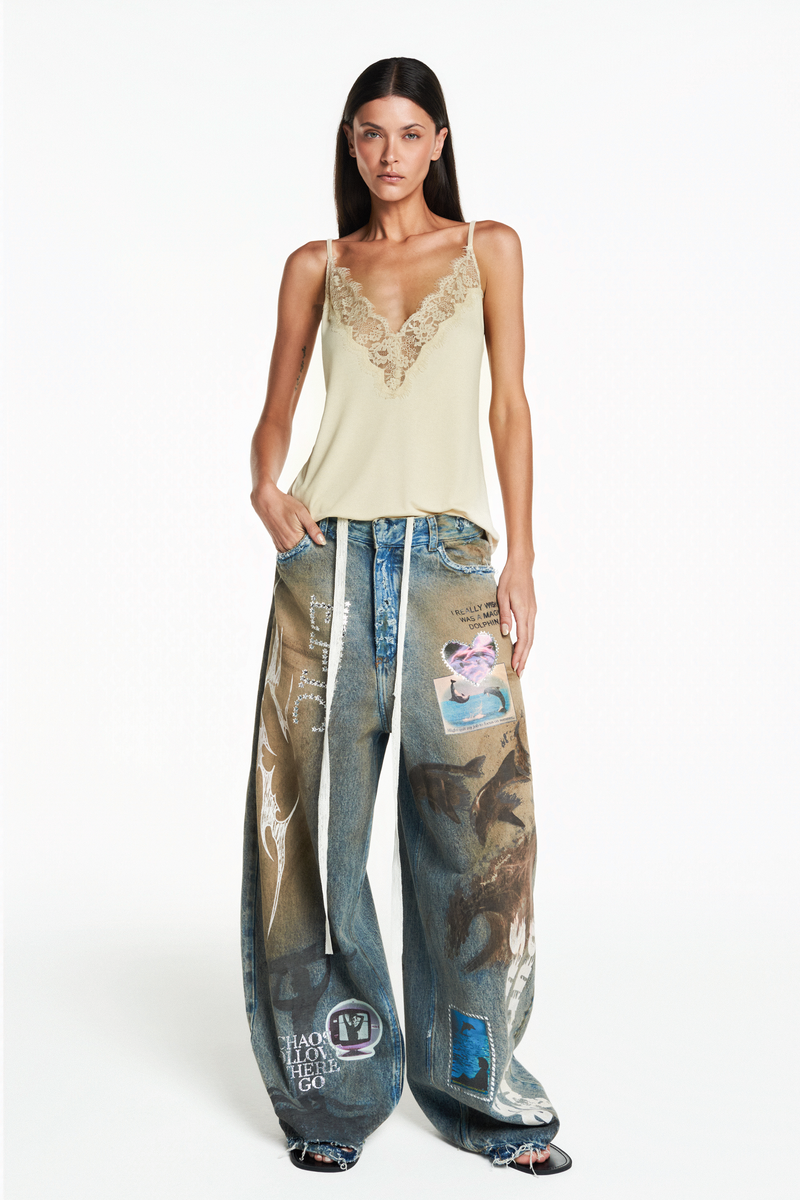 CALÇA JEANS GOLFINHO BURNING SUNRISE