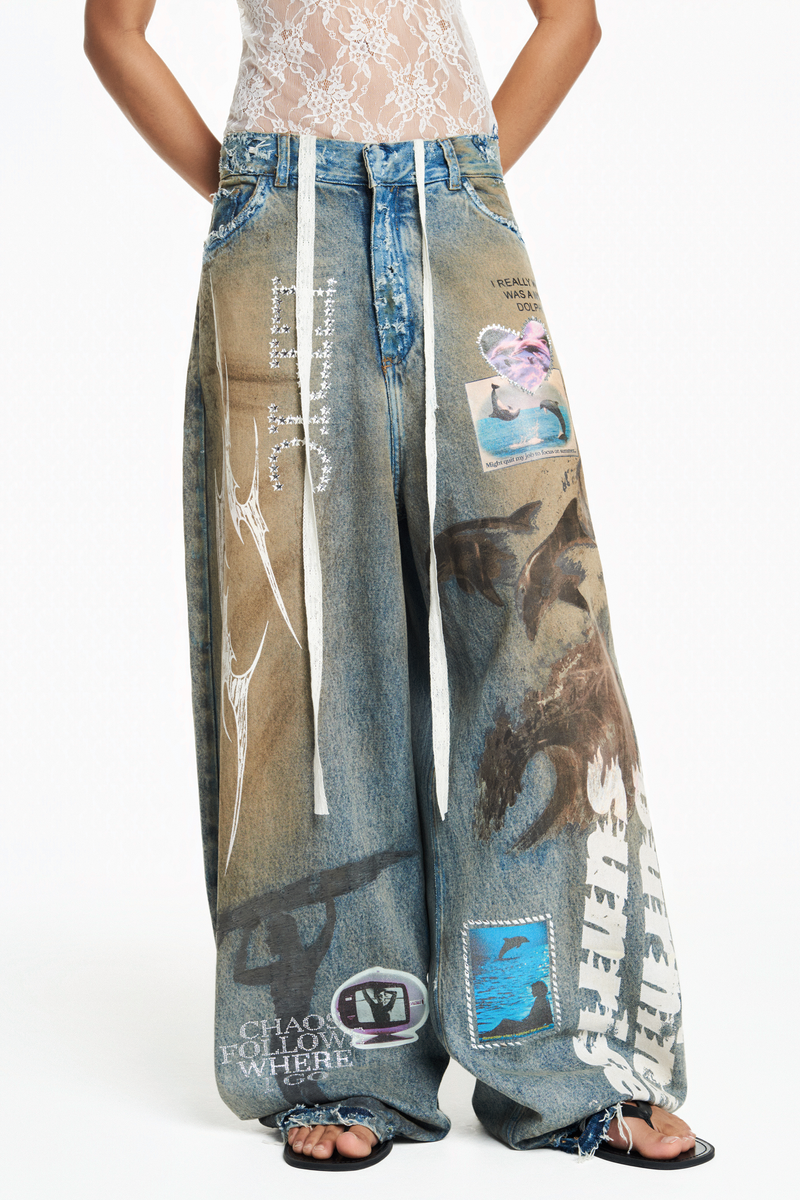 CALÇA JEANS GOLFINHO BURNING SUNRISE