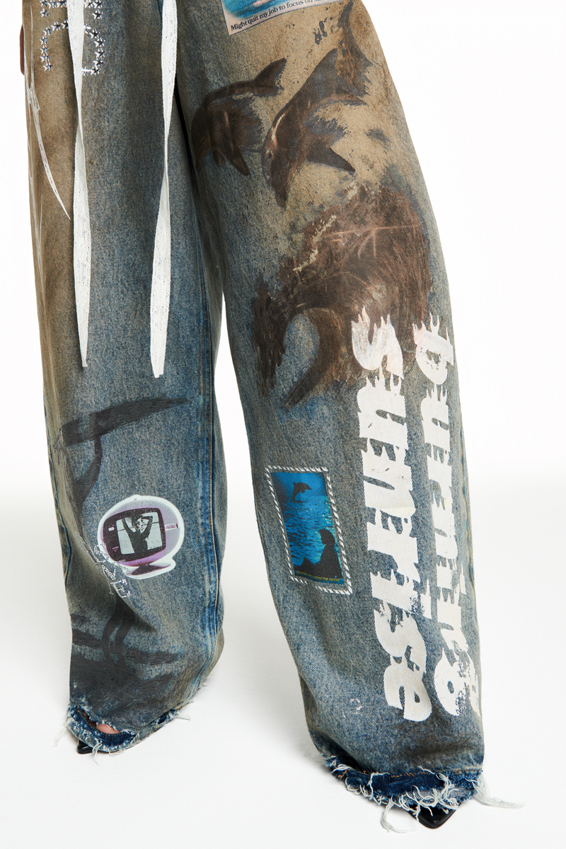 CALÇA JEANS GOLFINHO BURNING SUNRISE