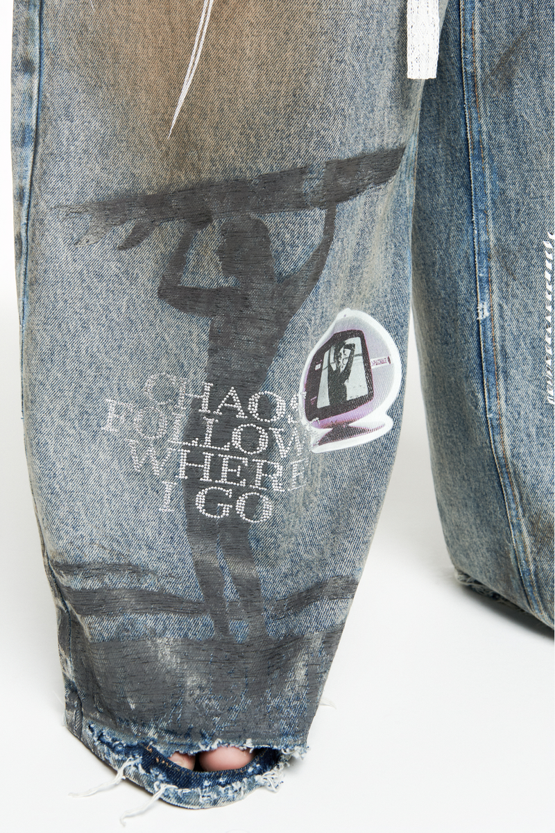 CALÇA JEANS GOLFINHO BURNING SUNRISE