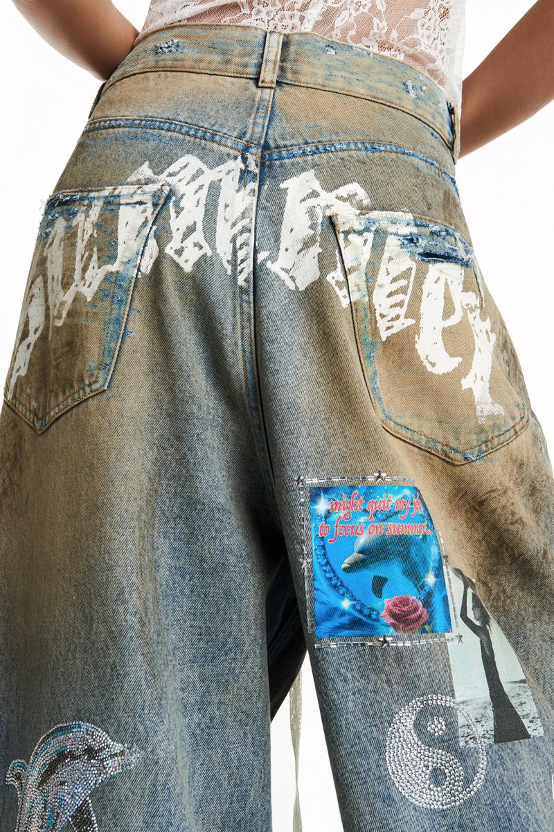 CALÇA JEANS GOLFINHO BURNING SUNRISE