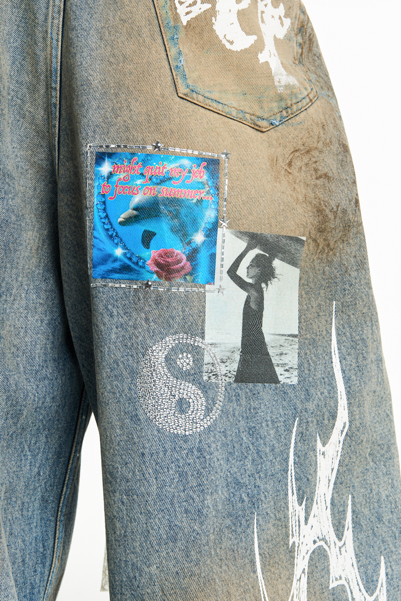 CALÇA JEANS GOLFINHO BURNING SUNRISE