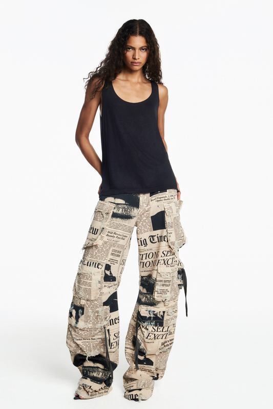 REGATA BÁSICA LARGA MALHA PRETA