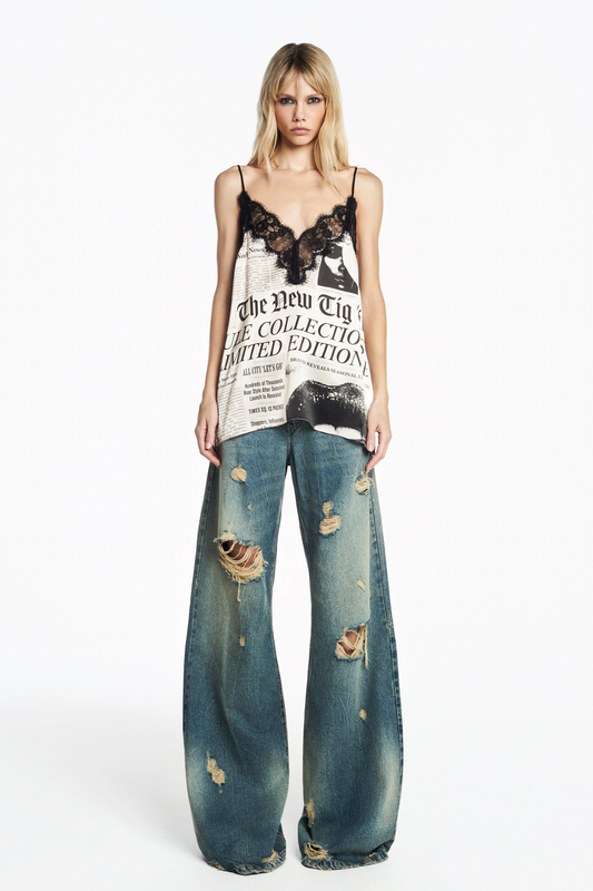 REGATA DECOTE RENDA CETIM JORNAL