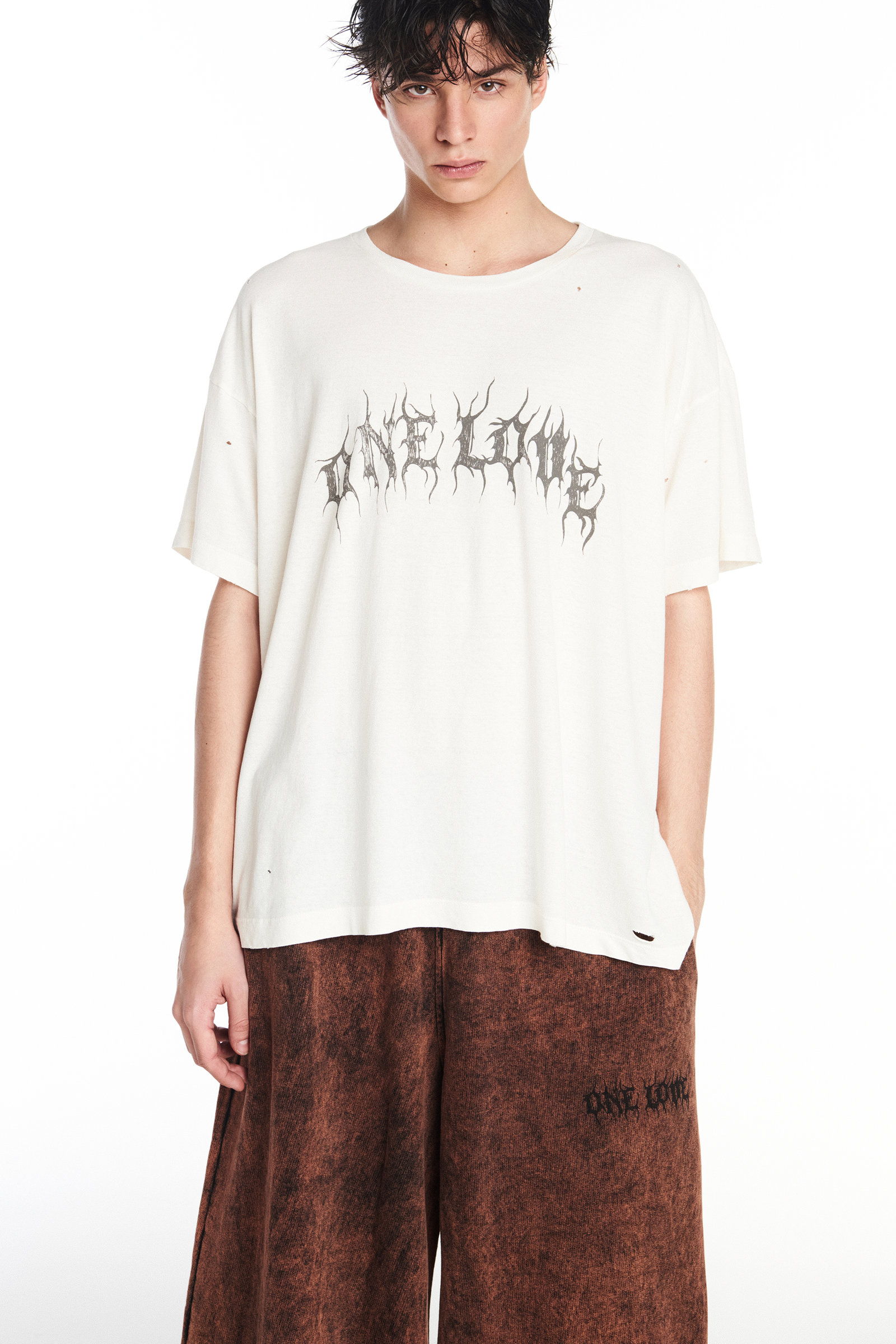 CAMISETA ONE LOVE OFF WHITE – TIG STORE