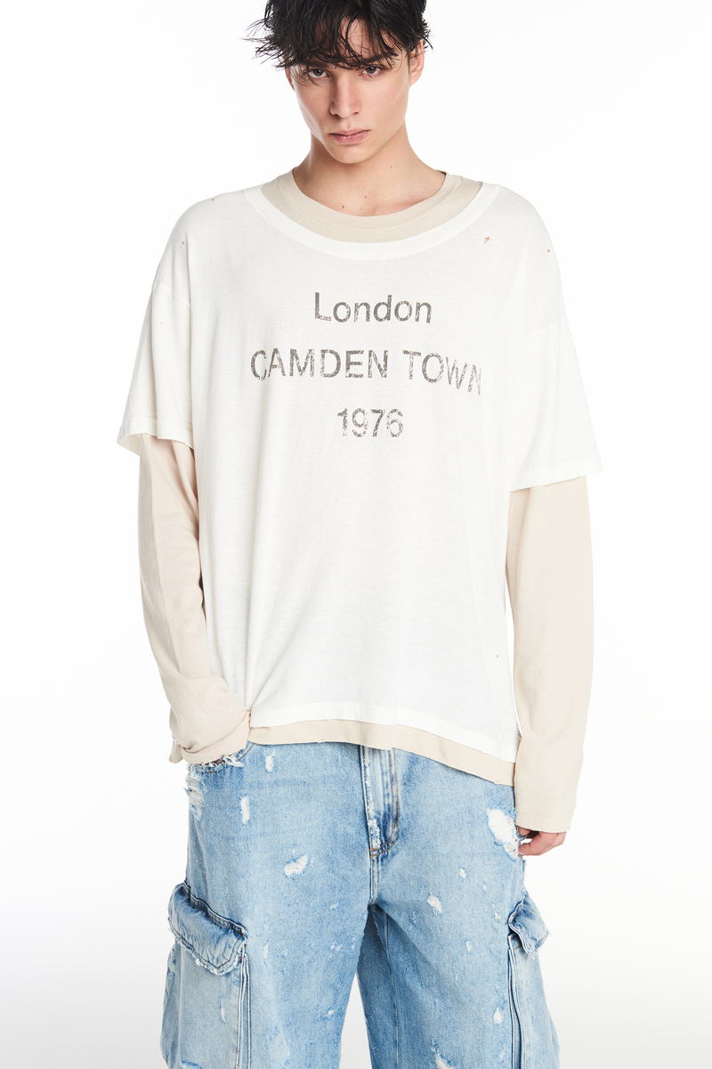 CAMISETA SOBREPOSIÇÃO MANGA LONGA LONDON (8809477341411)