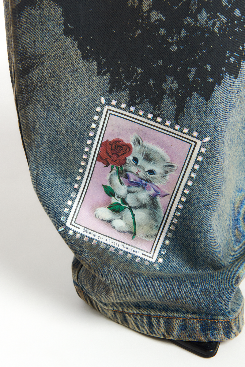 CALÇA JEANS MEOW (8950207480035)