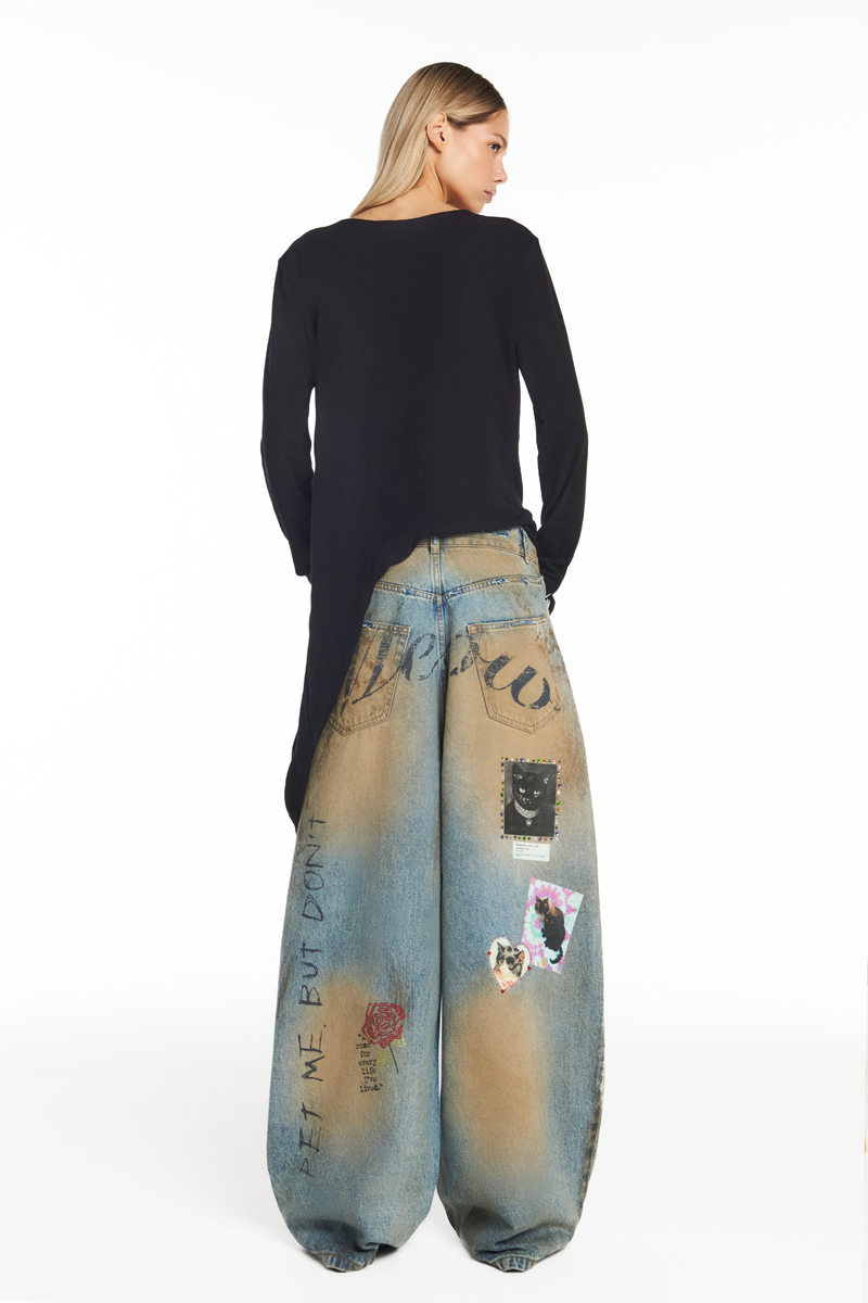 CALÇA JEANS MEOW (8950207480035)
