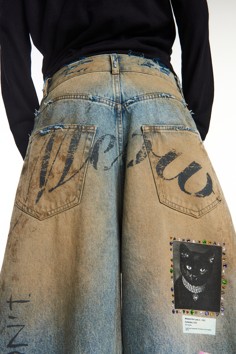 CALÇA JEANS MEOW (8950207480035)