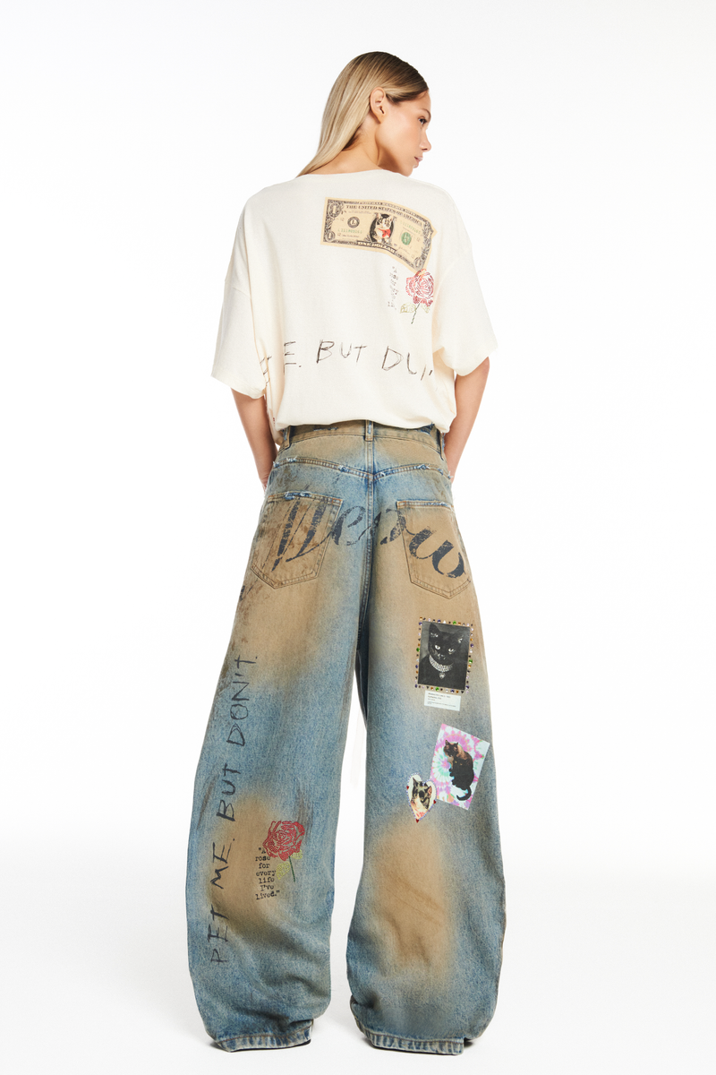 CALÇA JEANS MEOW (8950207480035)