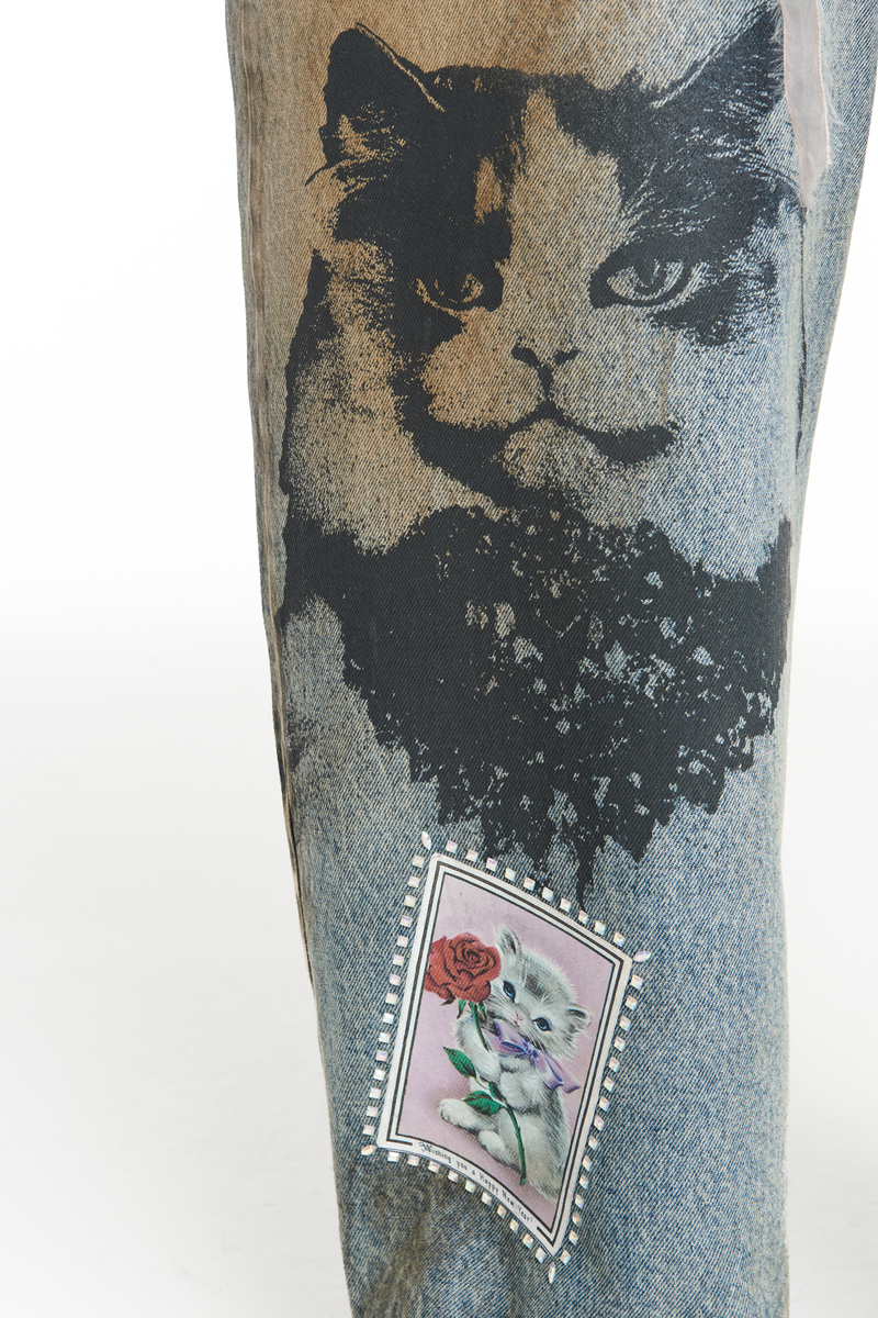 CALÇA JEANS MEOW (8950207480035)