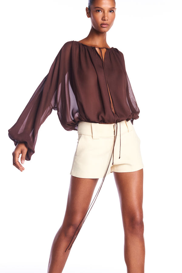 SHORTS ALFAIATARIA PATOU HEAVY MANTEIGA (8950208856291)
