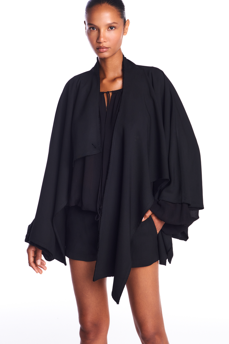 SHORTS ALFAIATARIA PATOU HEAVY PRETO (8950208889059)