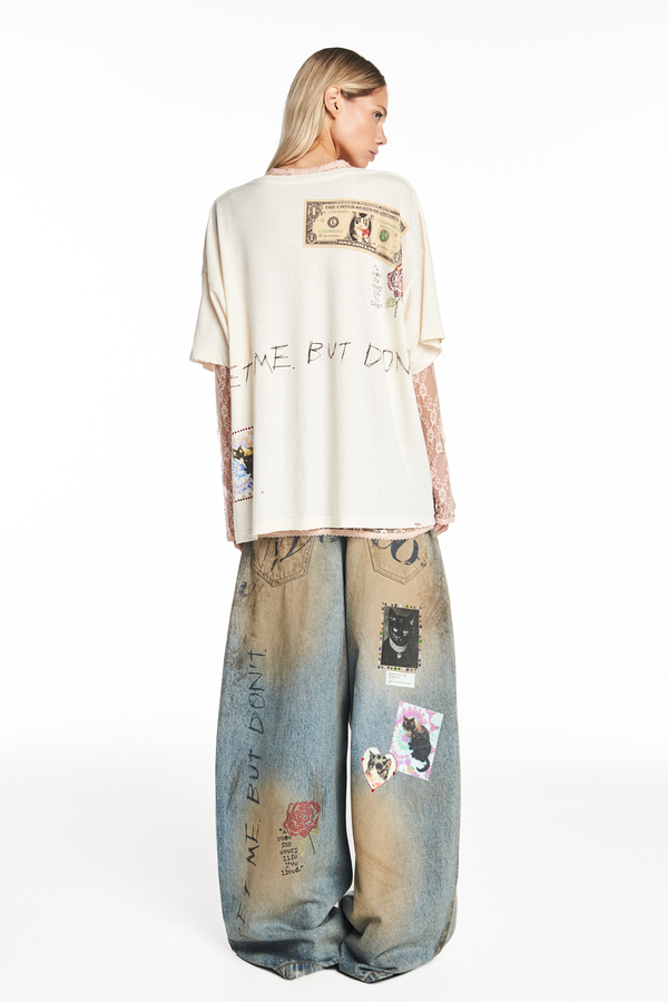 CALÇA JEANS MEOW (8950207480035)