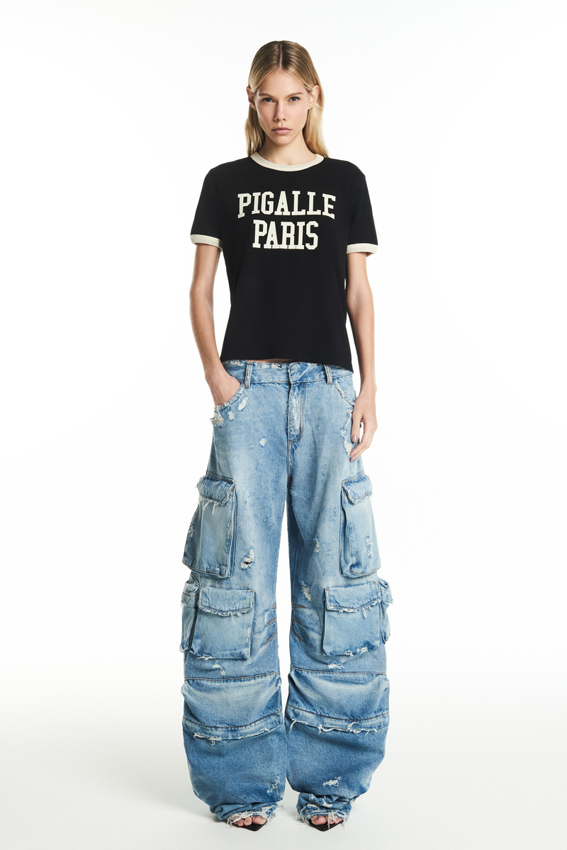 CALÇA JEANS MÚLTIPLOS BOLSOS (8929156890851)