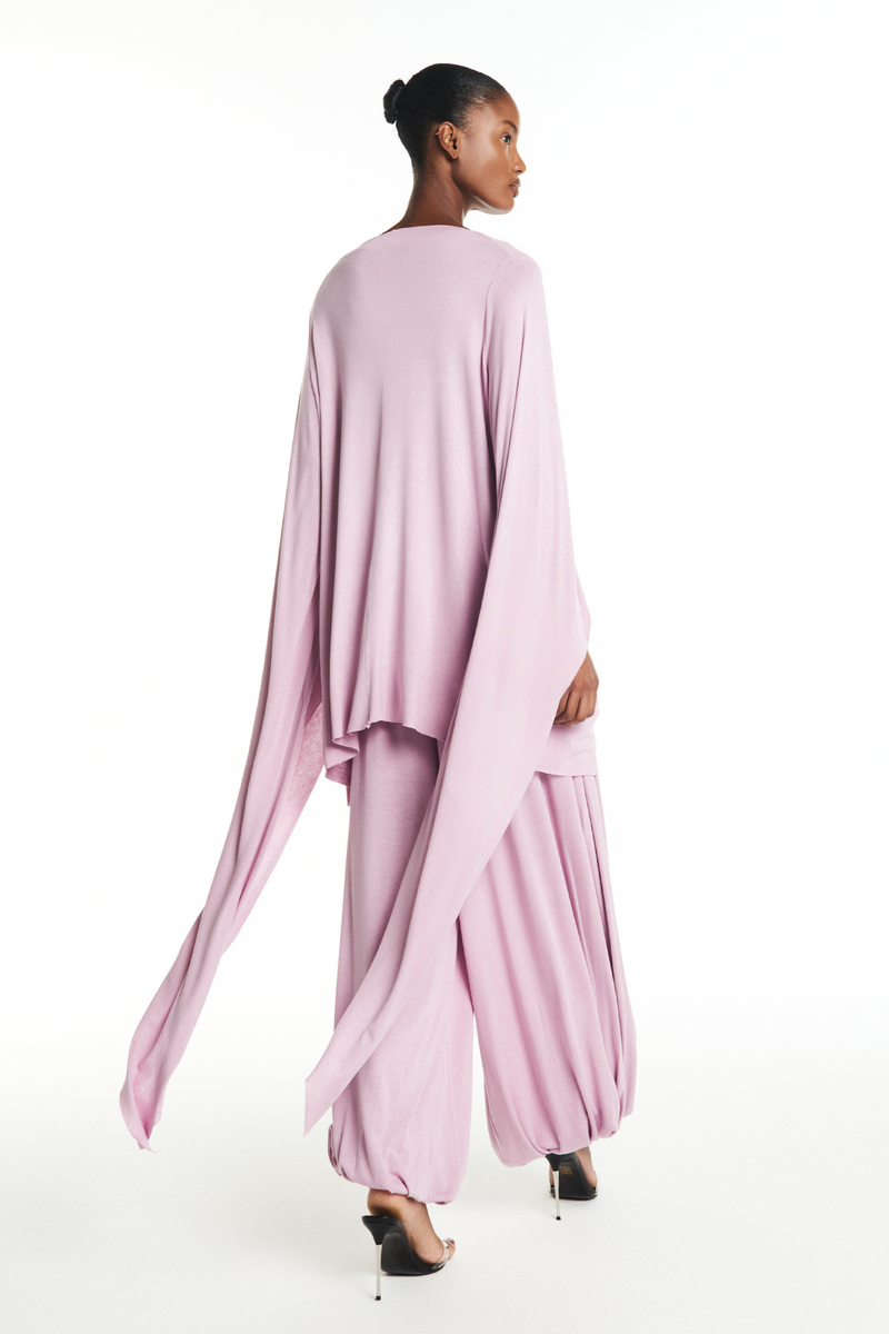 CALÇA ALADIM CÓS DOBRÁVEL MALHA LAVANDA (8928984269027)