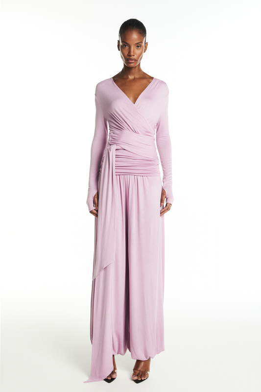 BLUSA CACHECOUER MALHA LAVANDA (8928980238563)