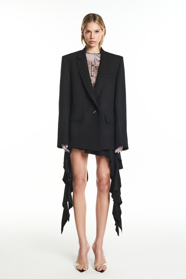BLAZER ALFAIATARIA A FIO PATOU HEAVY PRETO (8928979386595)