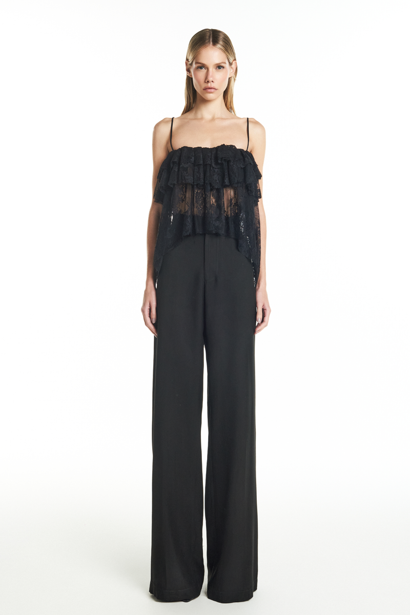 CALÇA ALFAIATARIA A FIO PATOU HEAVY PRETO (8928986595555)