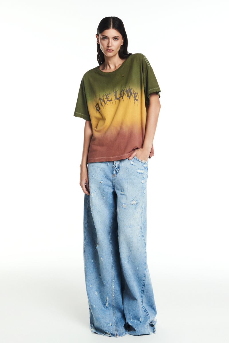 CALÇA JEANS PERNA AMPLA DESTROYED (8865107607779)