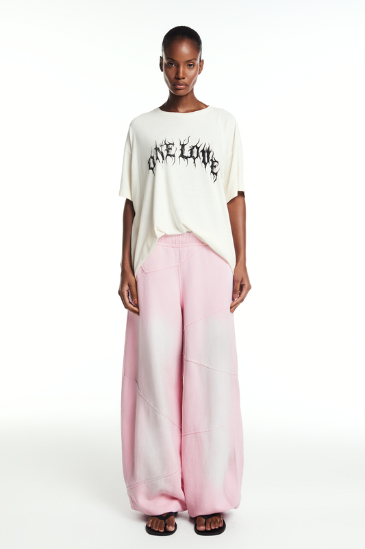 CALÇA MOLETOM RECORTES ROSA ESTONADO (8864518537443)