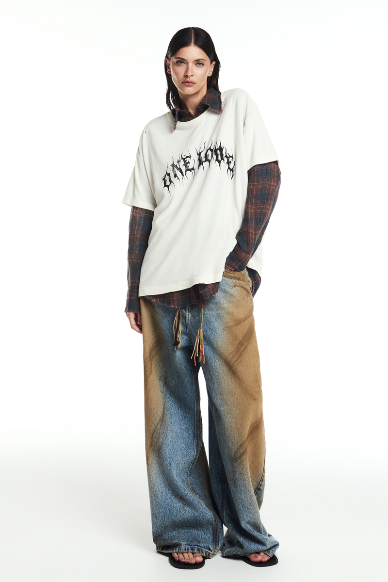 CAMISETA ONE LOVE OFF WHITE (8864519225571)