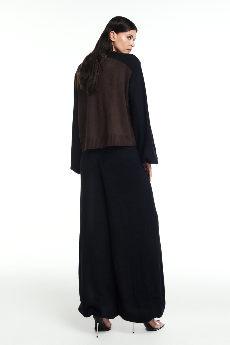 BLUSA TRICOT BICOLOR IBIZA SPAIN 1967 (8864602030307)