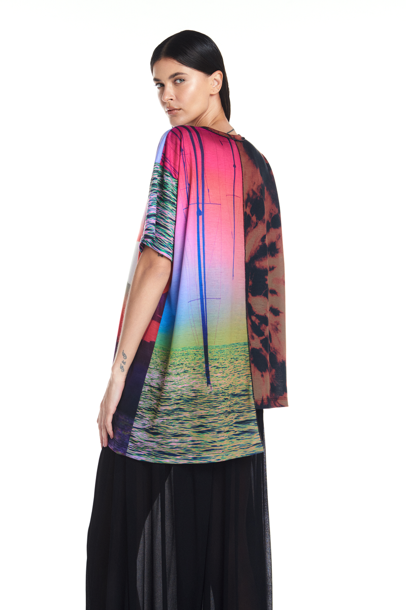 CAMISETA PATCHWORK POR DO SOL (8905757163747)