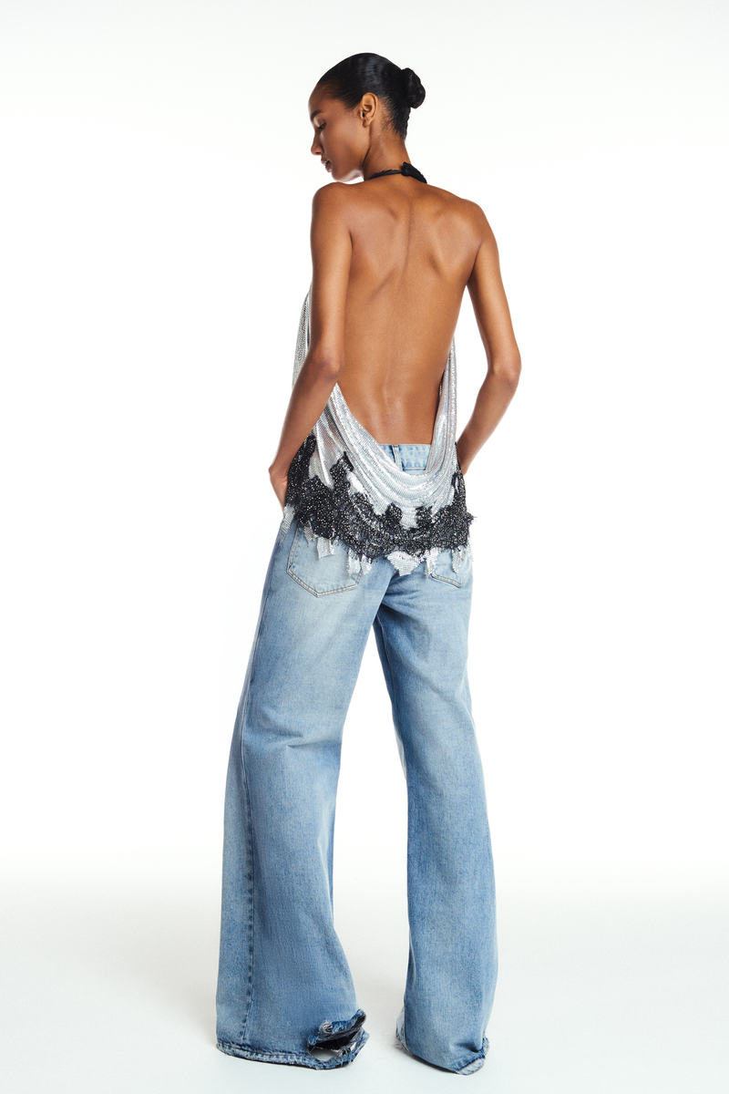 CALÇA JEANS FLARE CINTURA BAIXA – TIG STORE