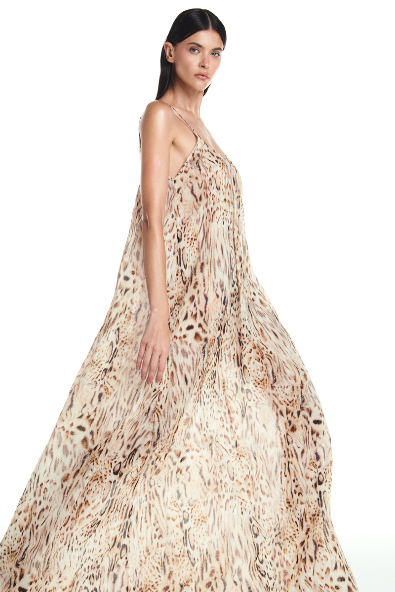 VESTIDO ALÇA AMPLO LONGO ALGODÃO ONÇA (8904899264739)