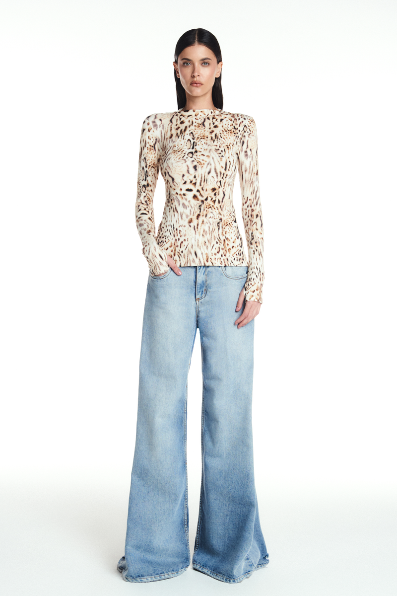 CALÇA JEANS FLARE CINTURA BAIXA (8906273456355)