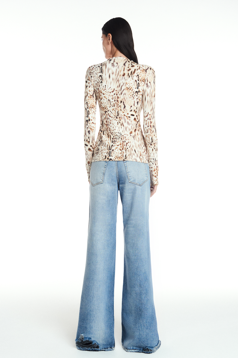 CALÇA JEANS FLARE CINTURA BAIXA (8906273456355)