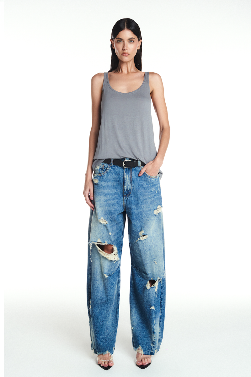 CALÇA JEANS RASGOS BAGGY (8748932890851)