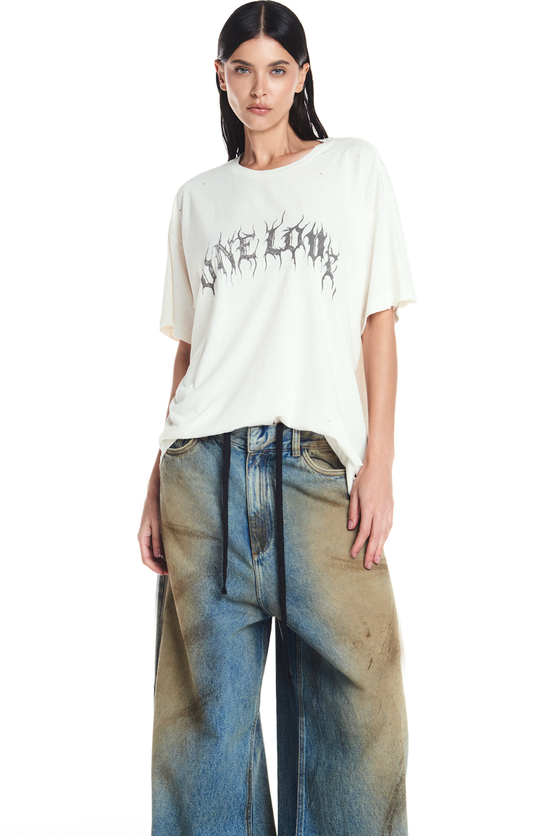 CALÇA JEANS BALLOON MANCHADA DIRTY (8865107575011)