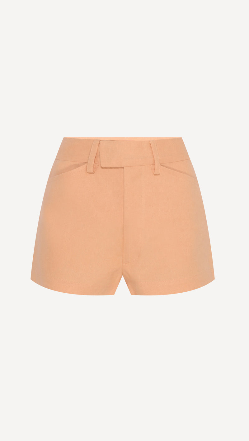 SHORTS LINHO SALMÃO (7590792626403)