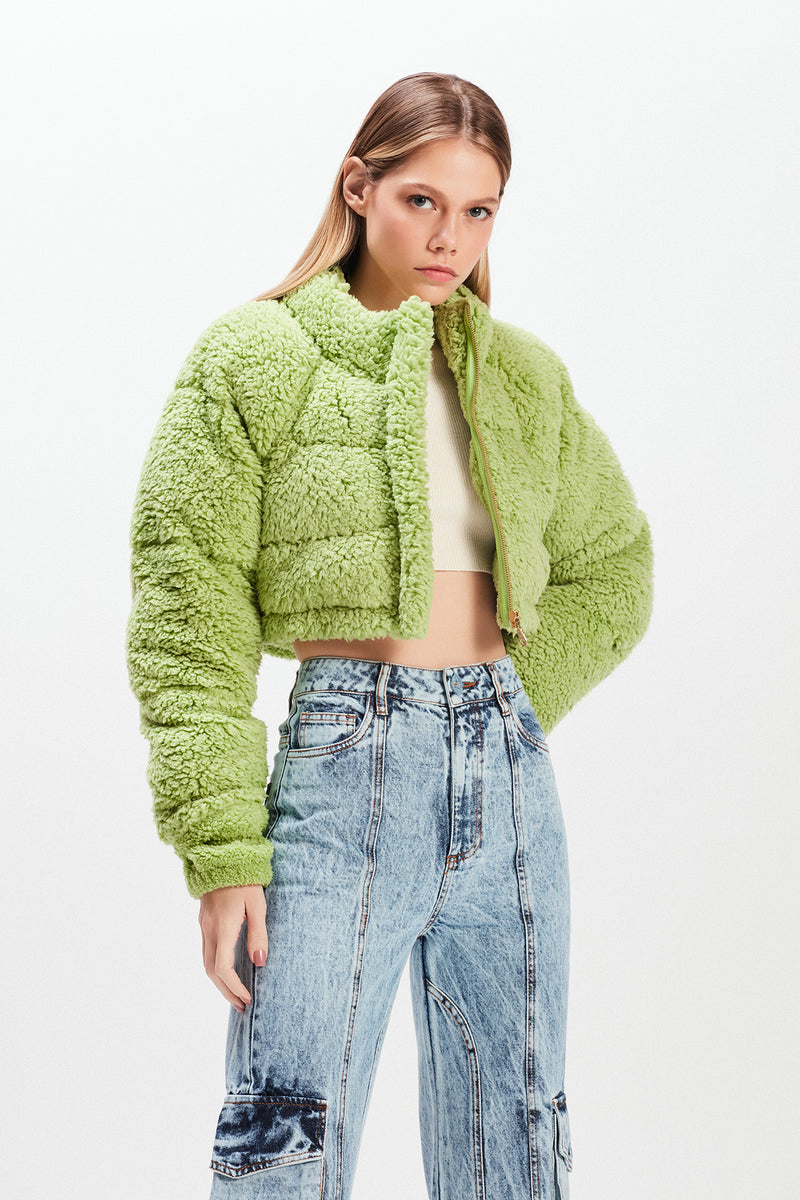 JAQUETA PUFFER PELO VERDE (7713648378083)