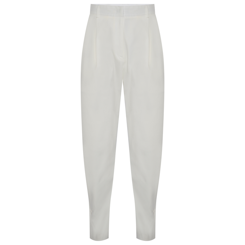 CALÇA ALFAIATARIA BOTÃO PERNA BRANCA (7815414644963)