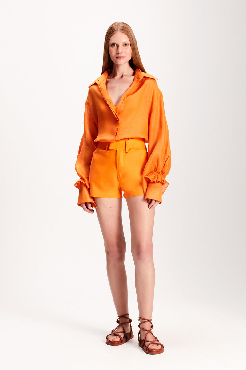 SHORTS LINHO LARANJA (7893686321379)