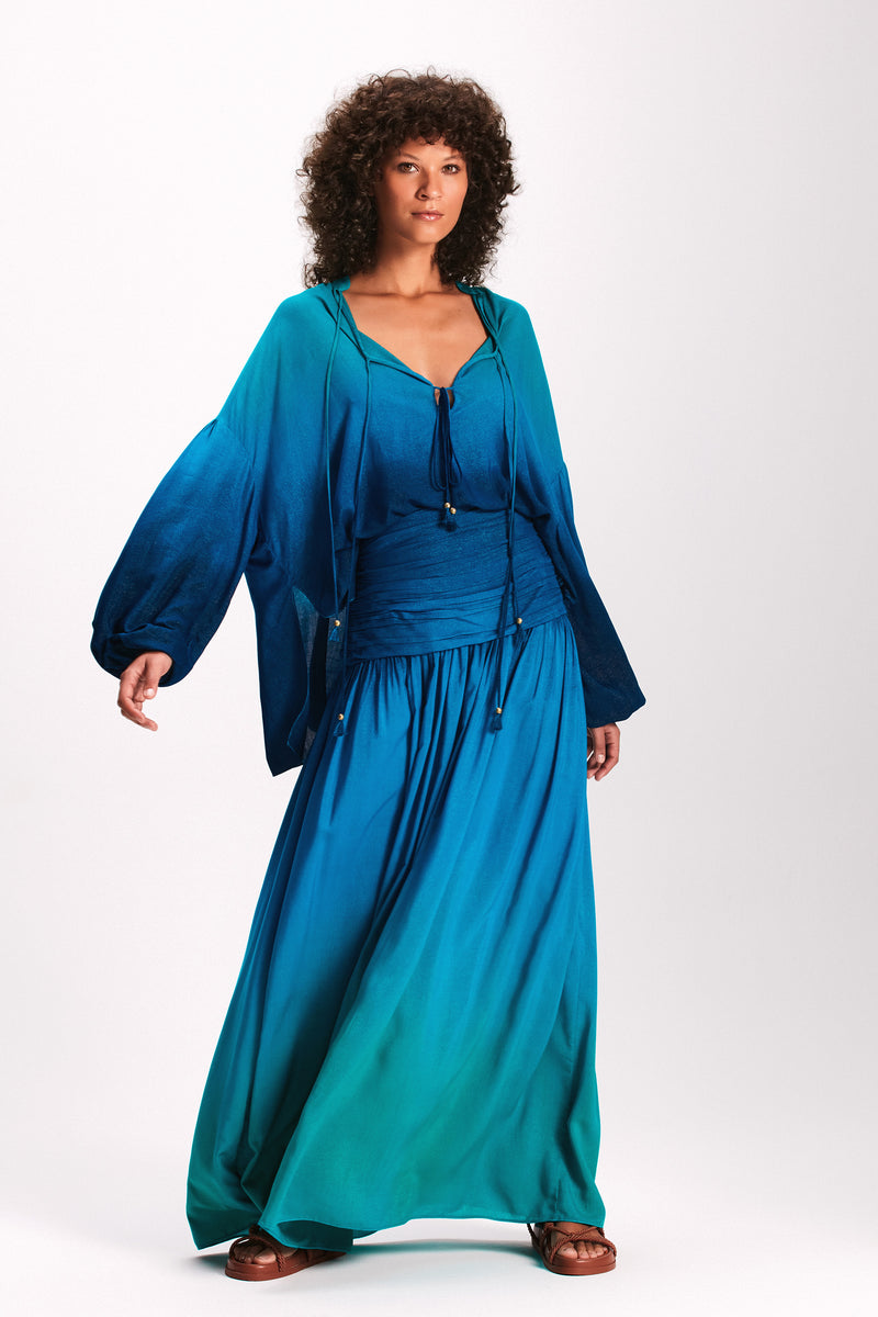 SAIA LONGA DEGRADE GLOW AZUL (7893685895395)
