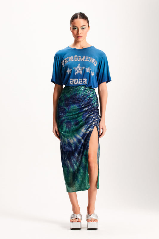 SAIA MIDI PAETE TIE DYE AZUL (7918639218915)
