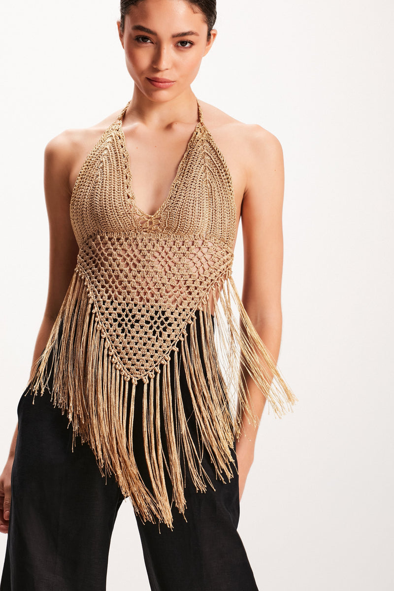 TOP CROCHE DOURADO FRANJAS (7939243344099)