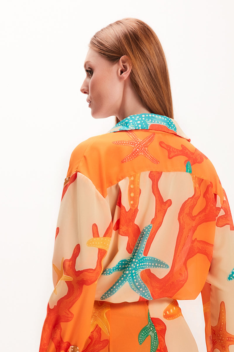 CAMISA ESTRELA DO MAR LARANJA (7972811997411)