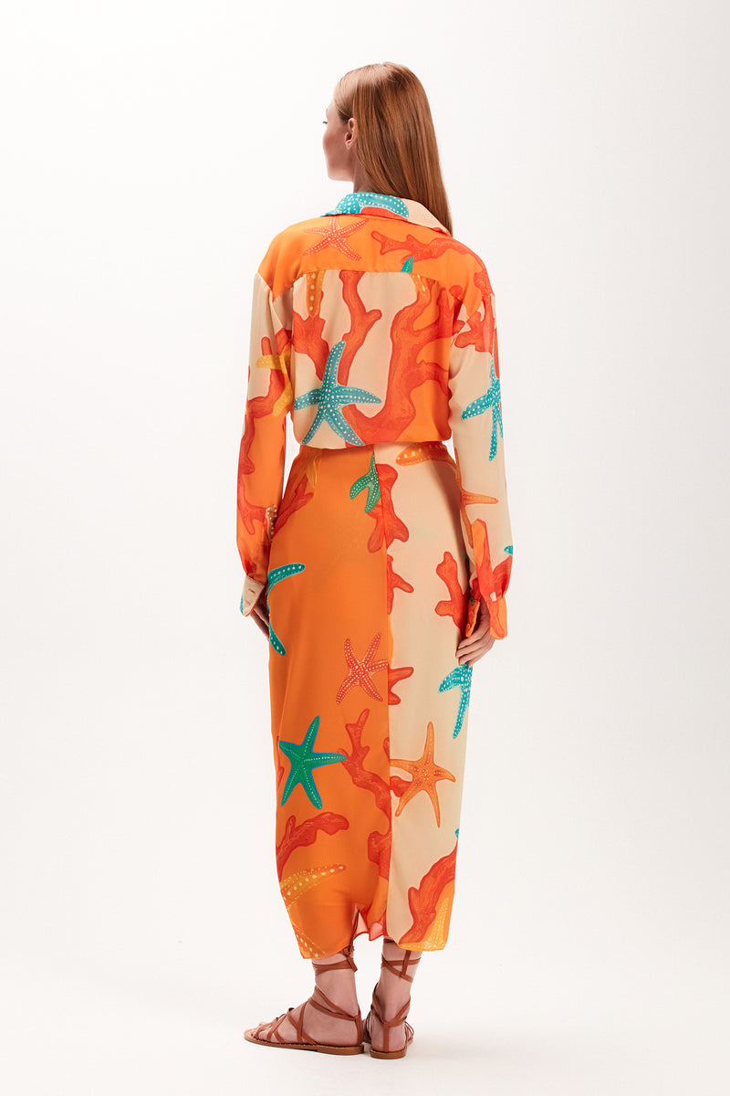 CAMISA ESTRELA DO MAR LARANJA (7972811997411)