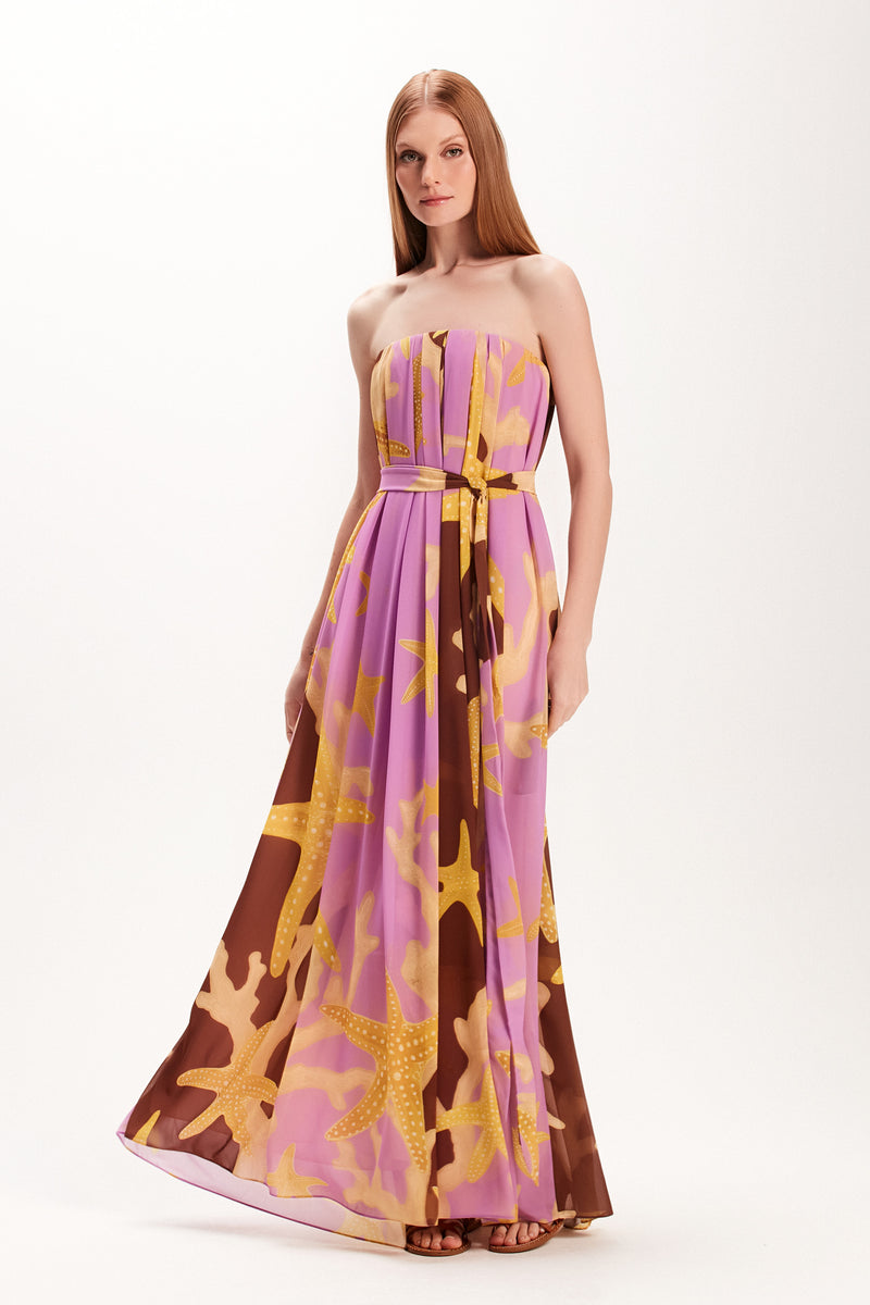 VESTIDO TOMARA QUE CAIA ESTRELA DO MAR ROSA (7972819370211)